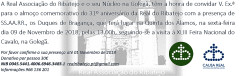 Os Duques de Bragança visitam a XLIII Feira Nacional do Cavalo _ 2018